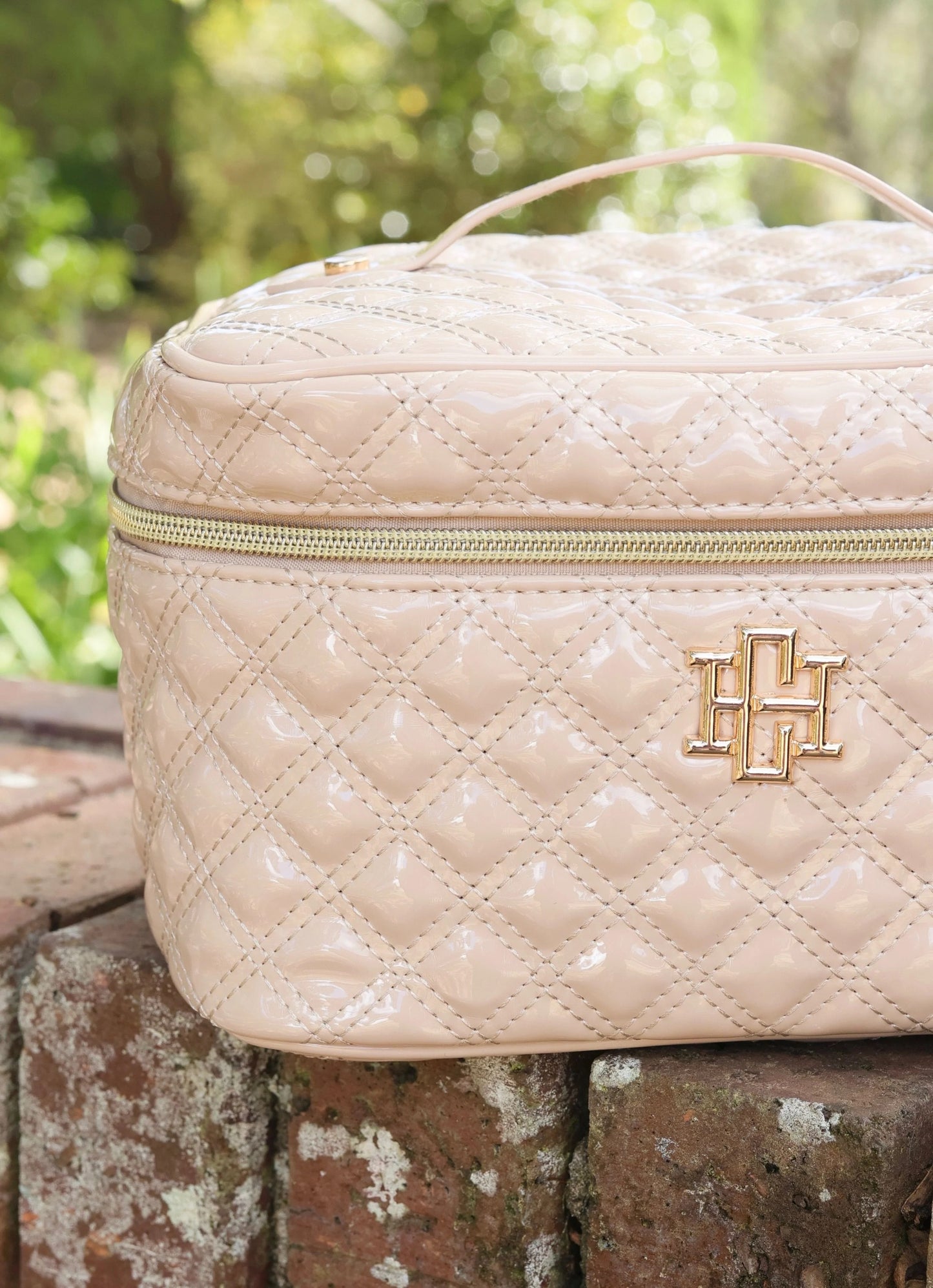 Hampton Train Case - Champagne Pop
