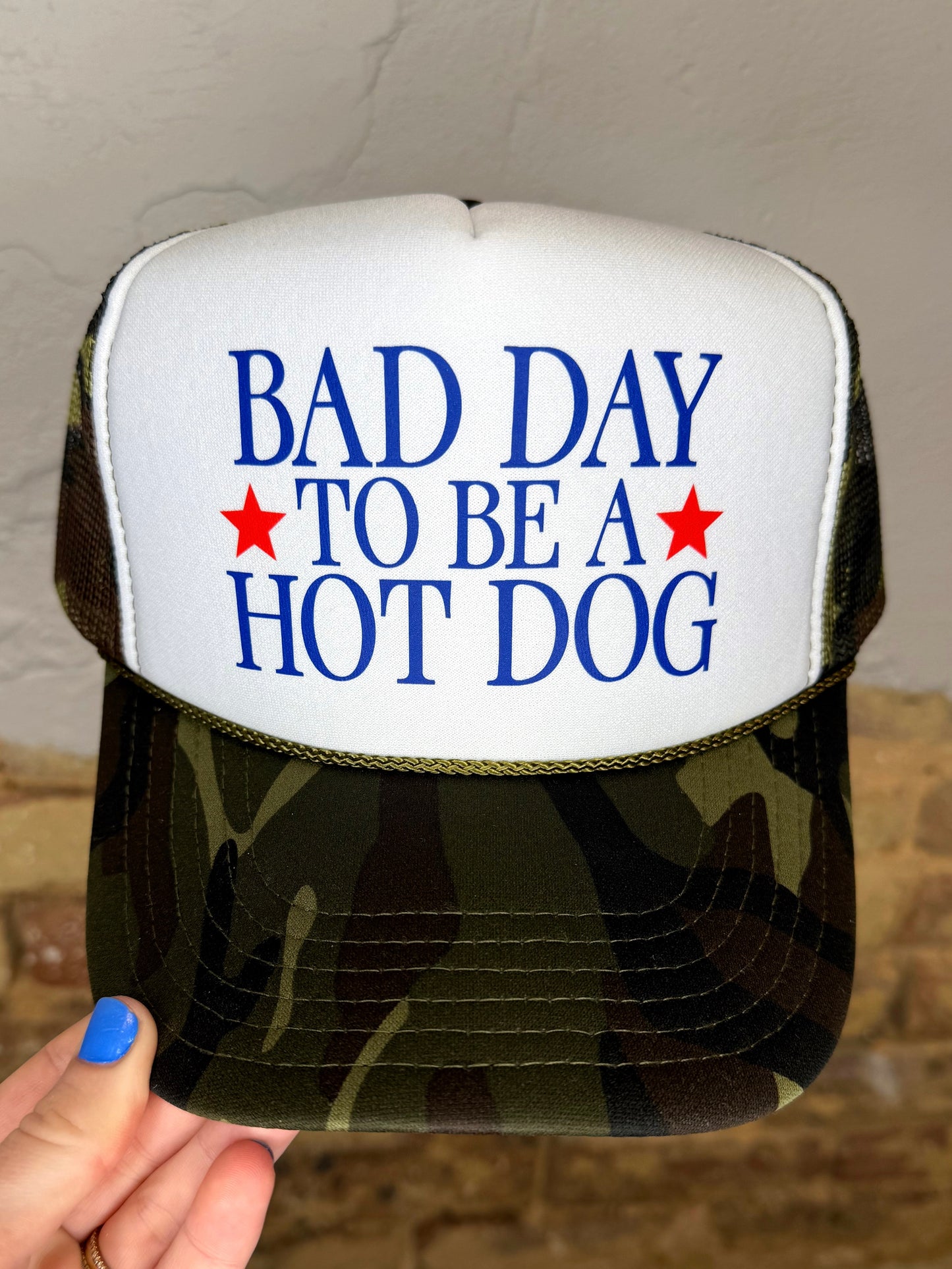 Bad Day To Be A Hot Dog Trucker Hat