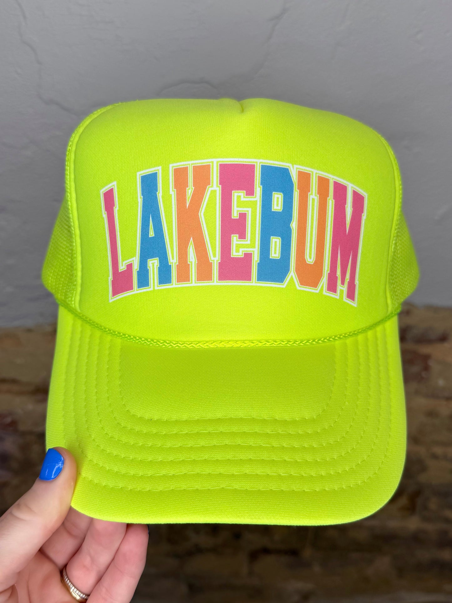 Colorful Lakebum Trucker Hat