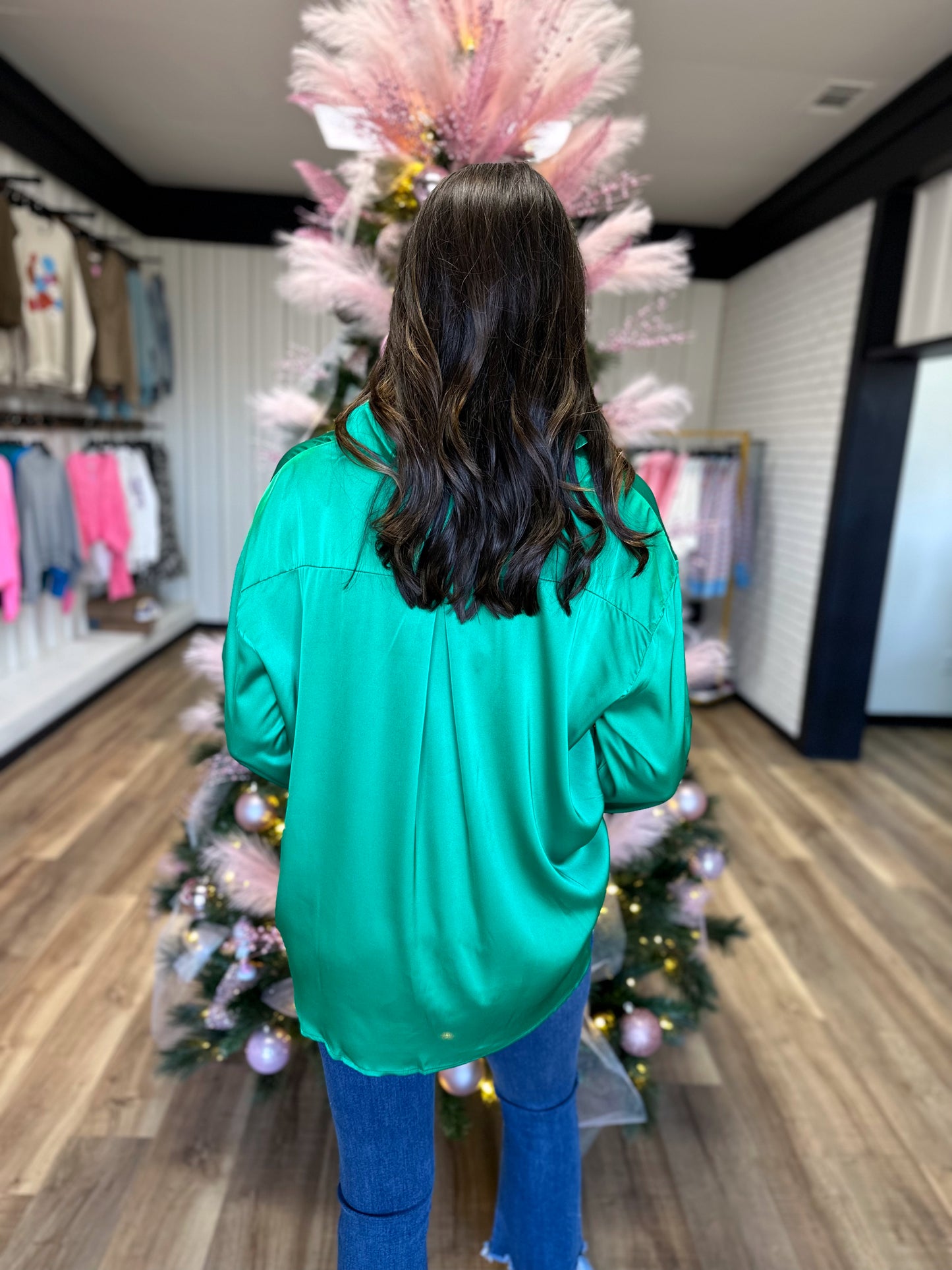 Forever Yours Top - Kelly Green