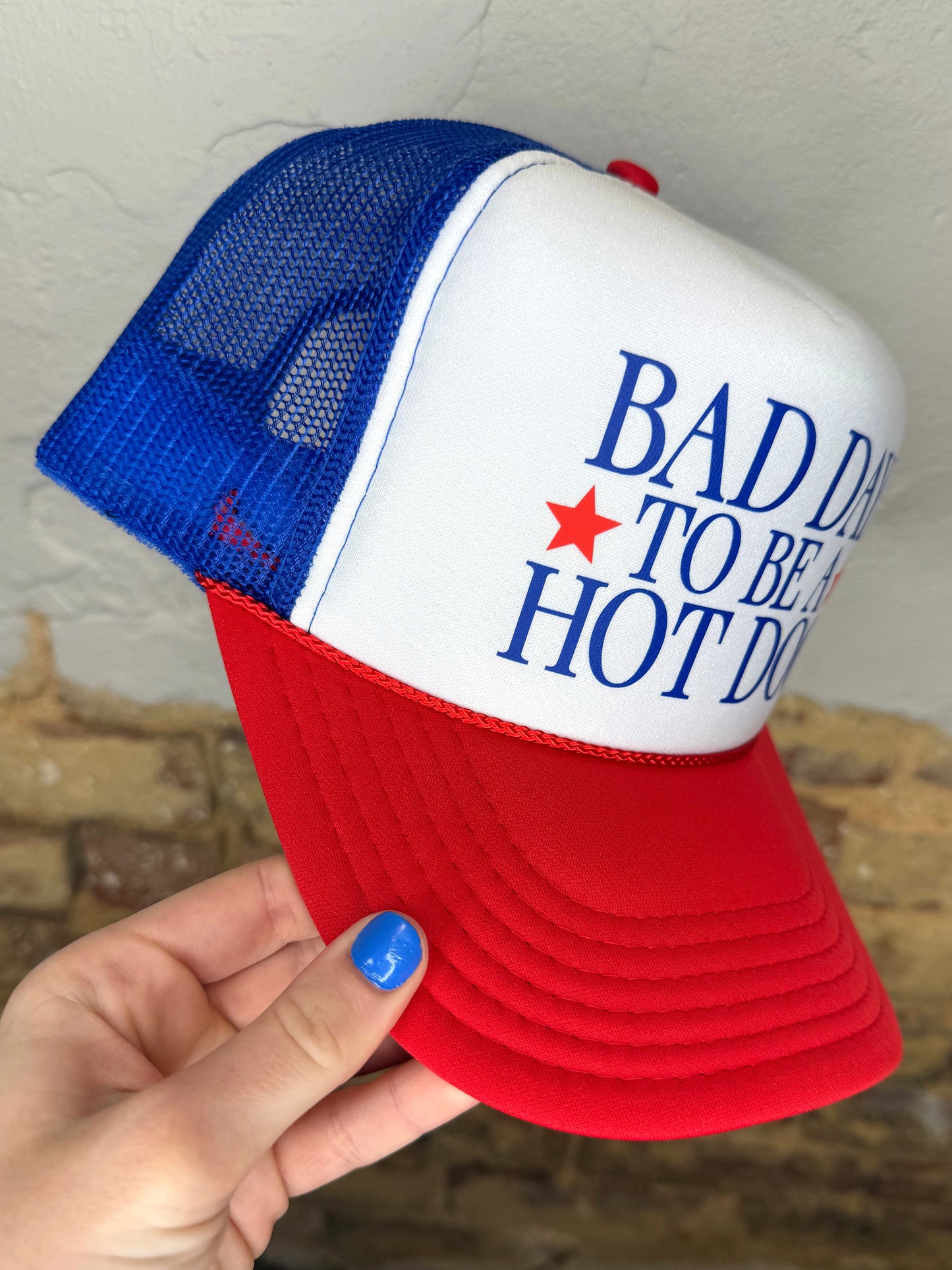 Bad Day To Be A Hot Dog Trucker Hat
