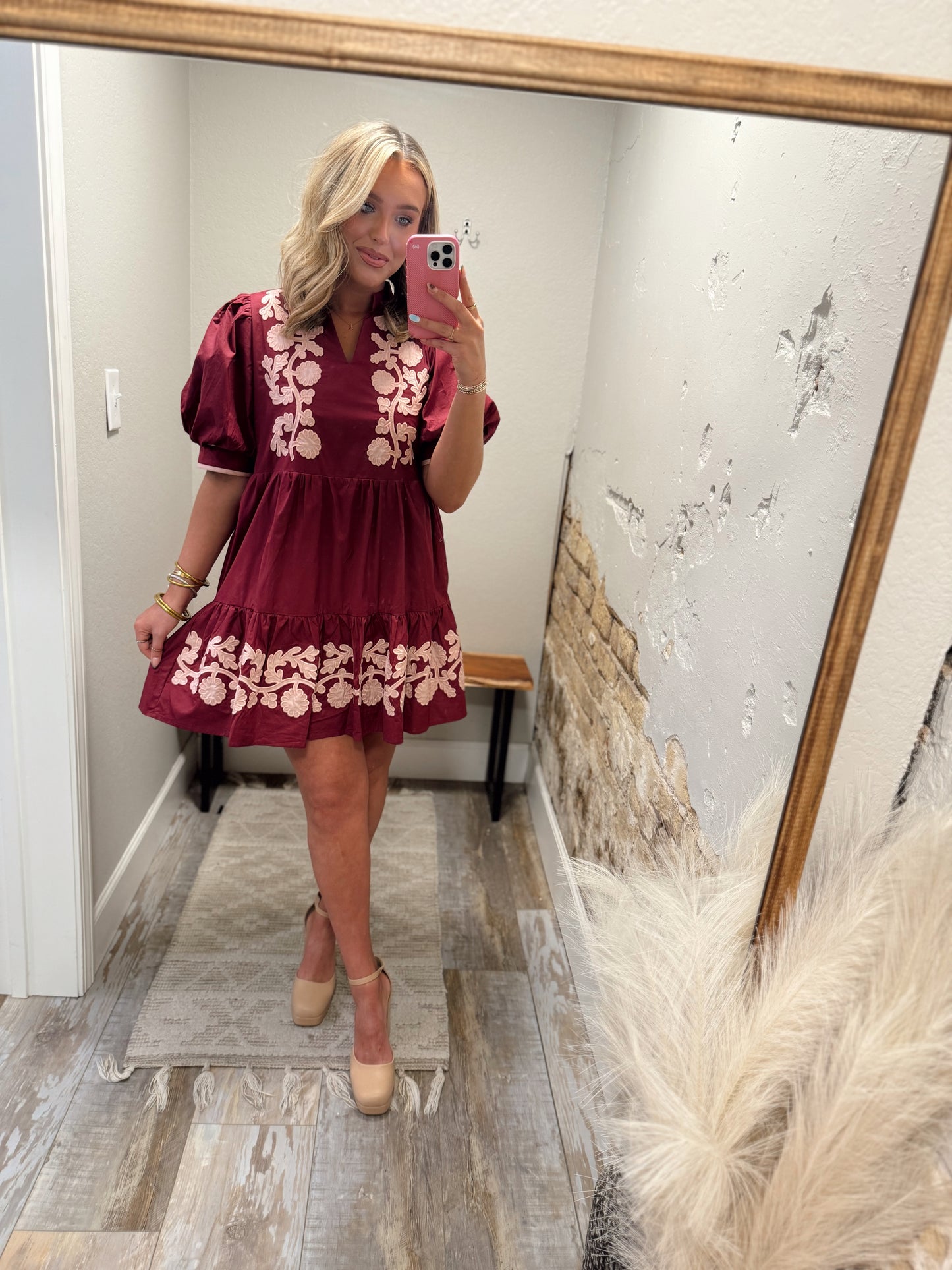 Autumn Ivy Mini Dress