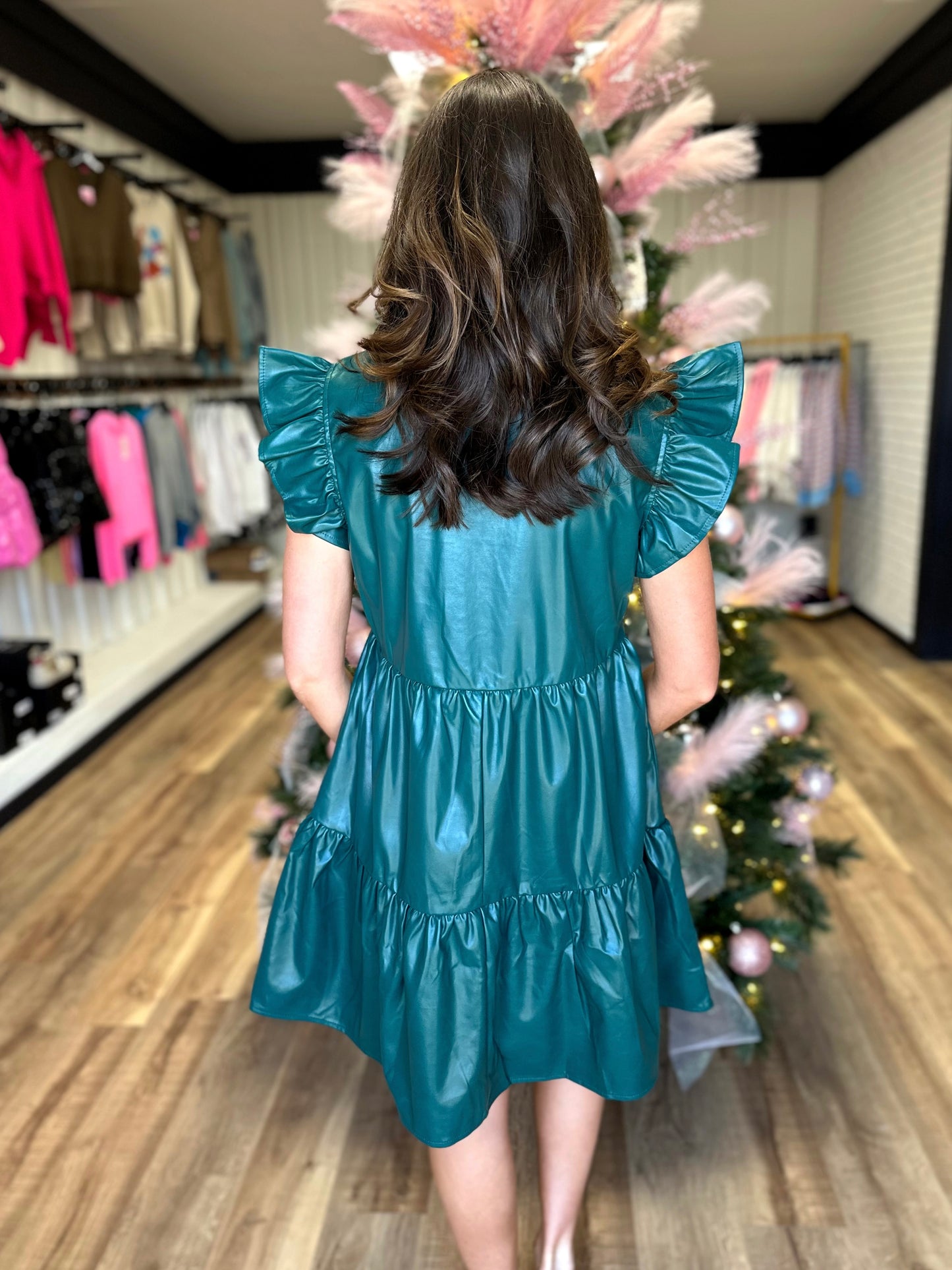 Seasons Greetings Dress - Green