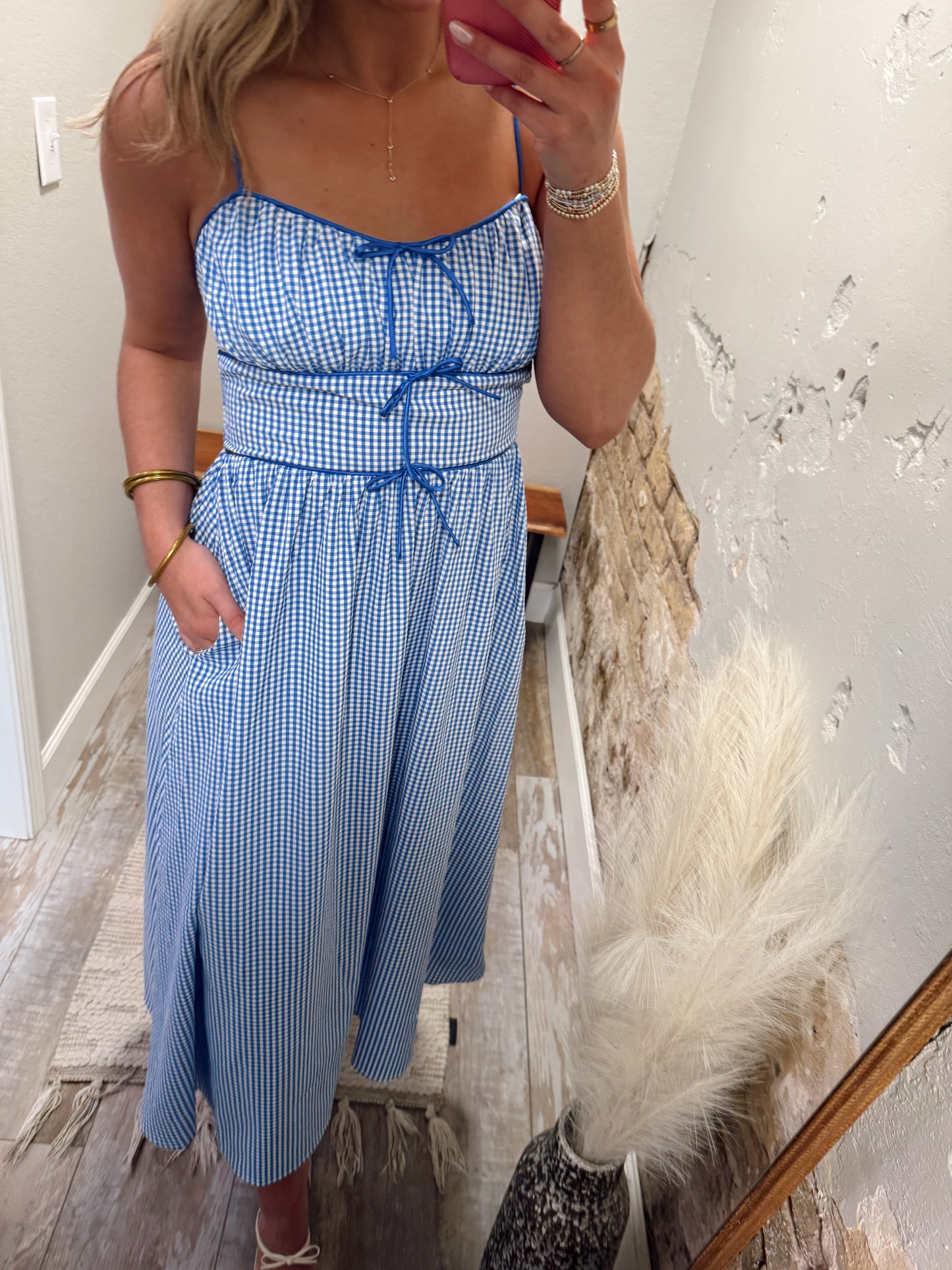 Your Darling Midi Dress - Blue