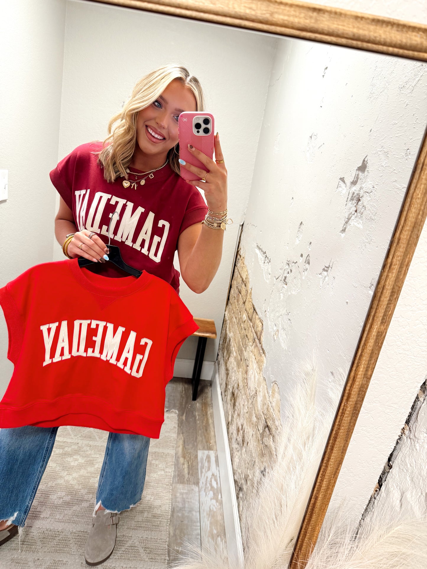 Cozy Gameday Sweater - Maroon