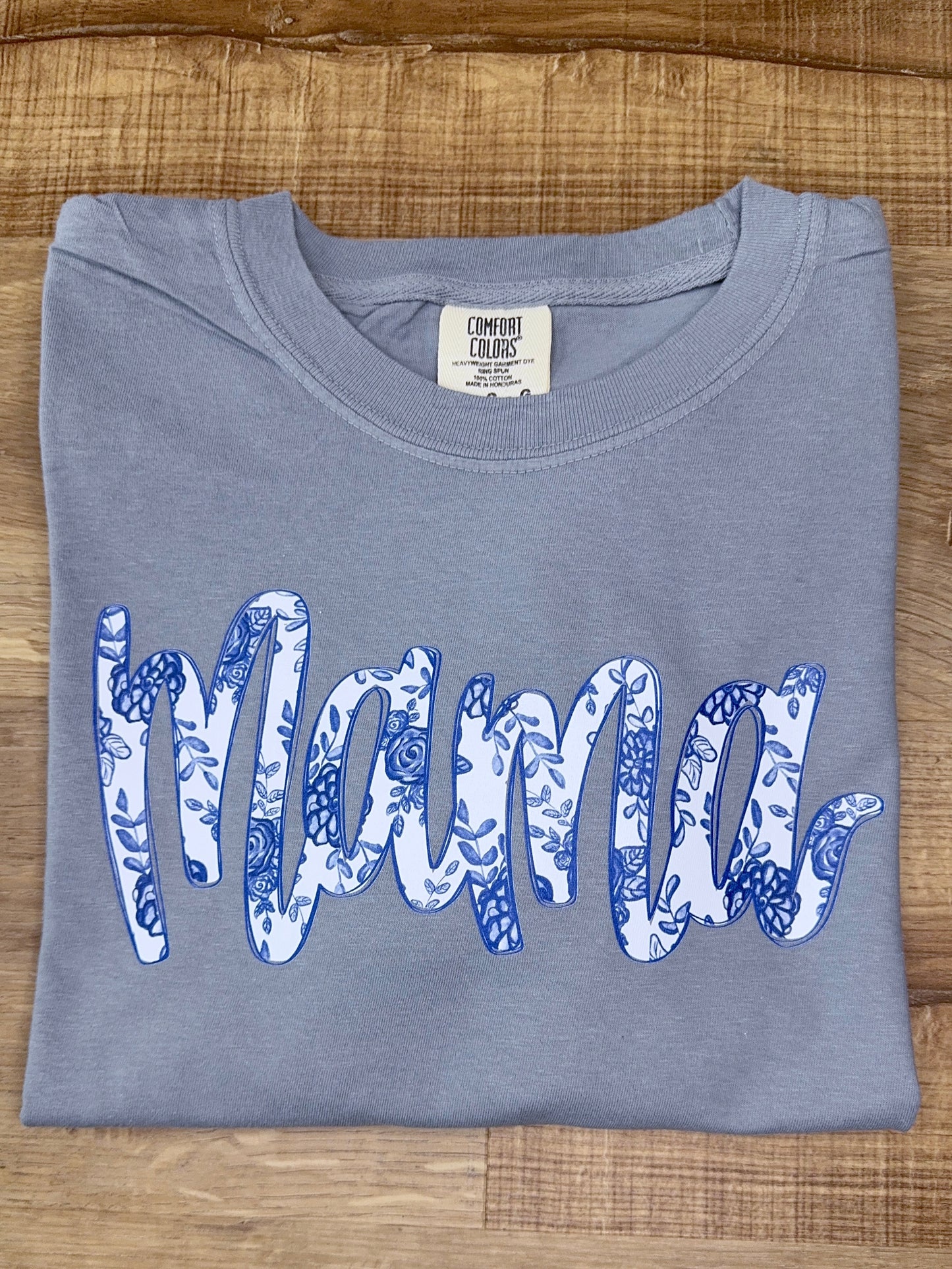 Blue Willow Mama Tee
