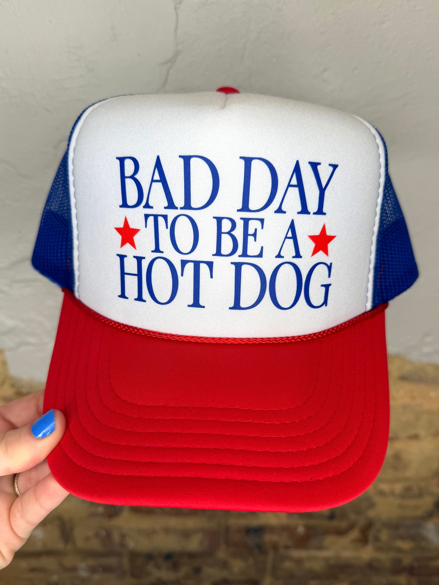 Bad Day To Be A Hot Dog Trucker Hat
