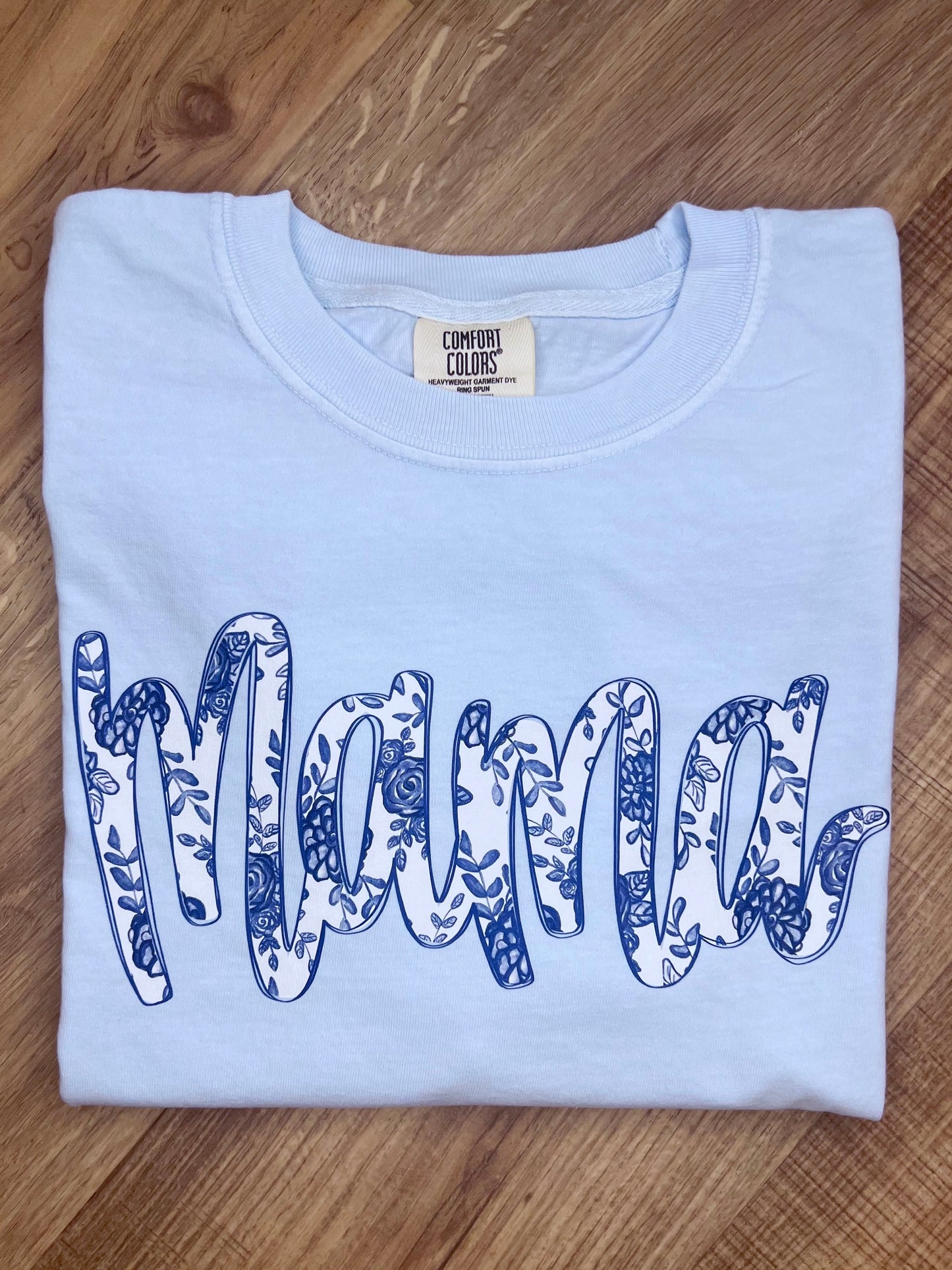 Blue Willow Mama Tee