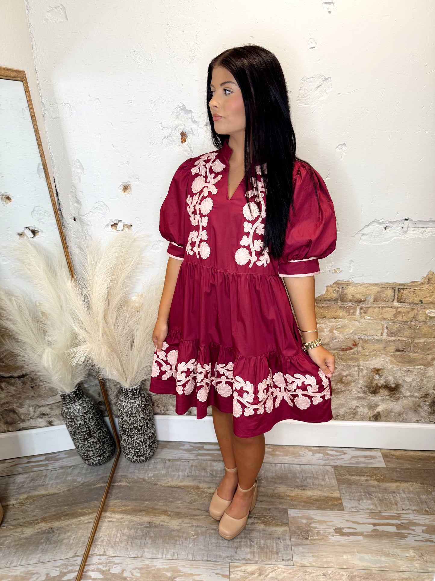Autumn Ivy Mini Dress