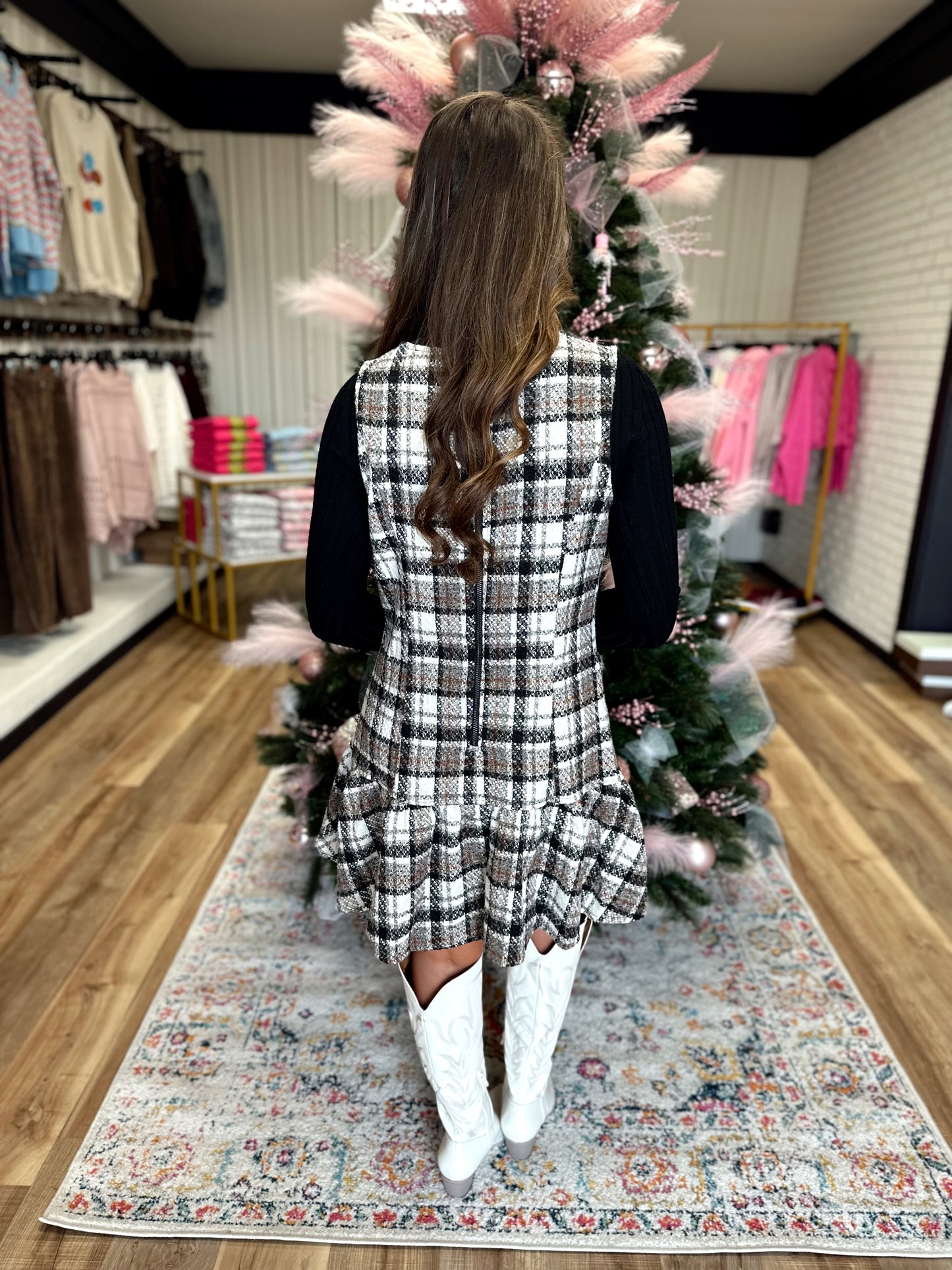 New Girl Tweed Dress