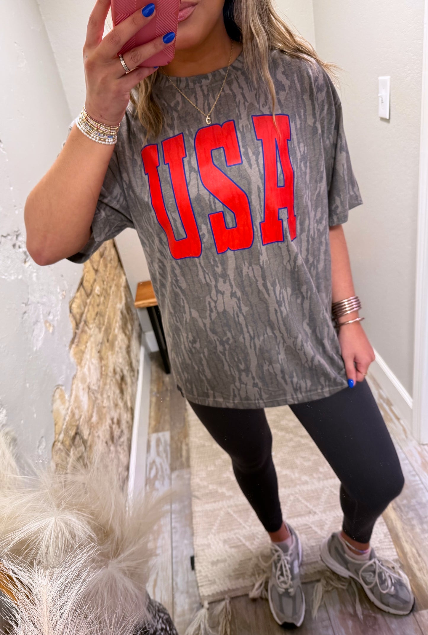 USA 4th of July Camo T-Shirt