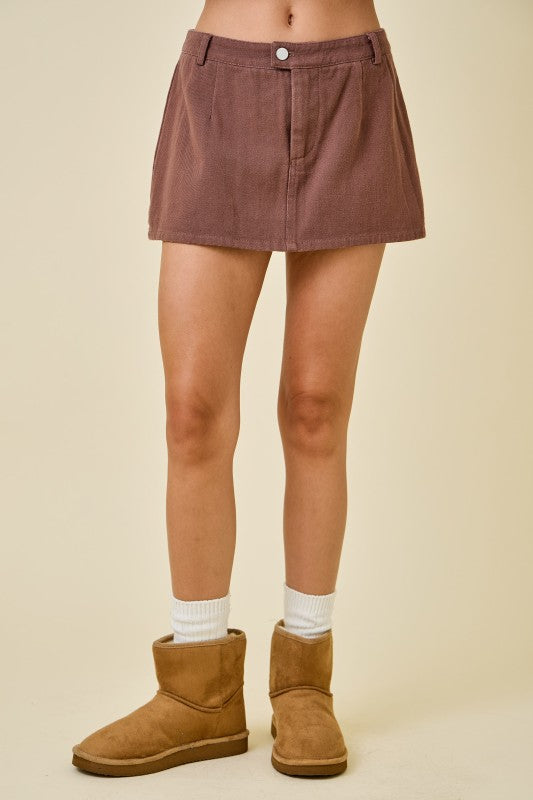 In Control Denim Skort
