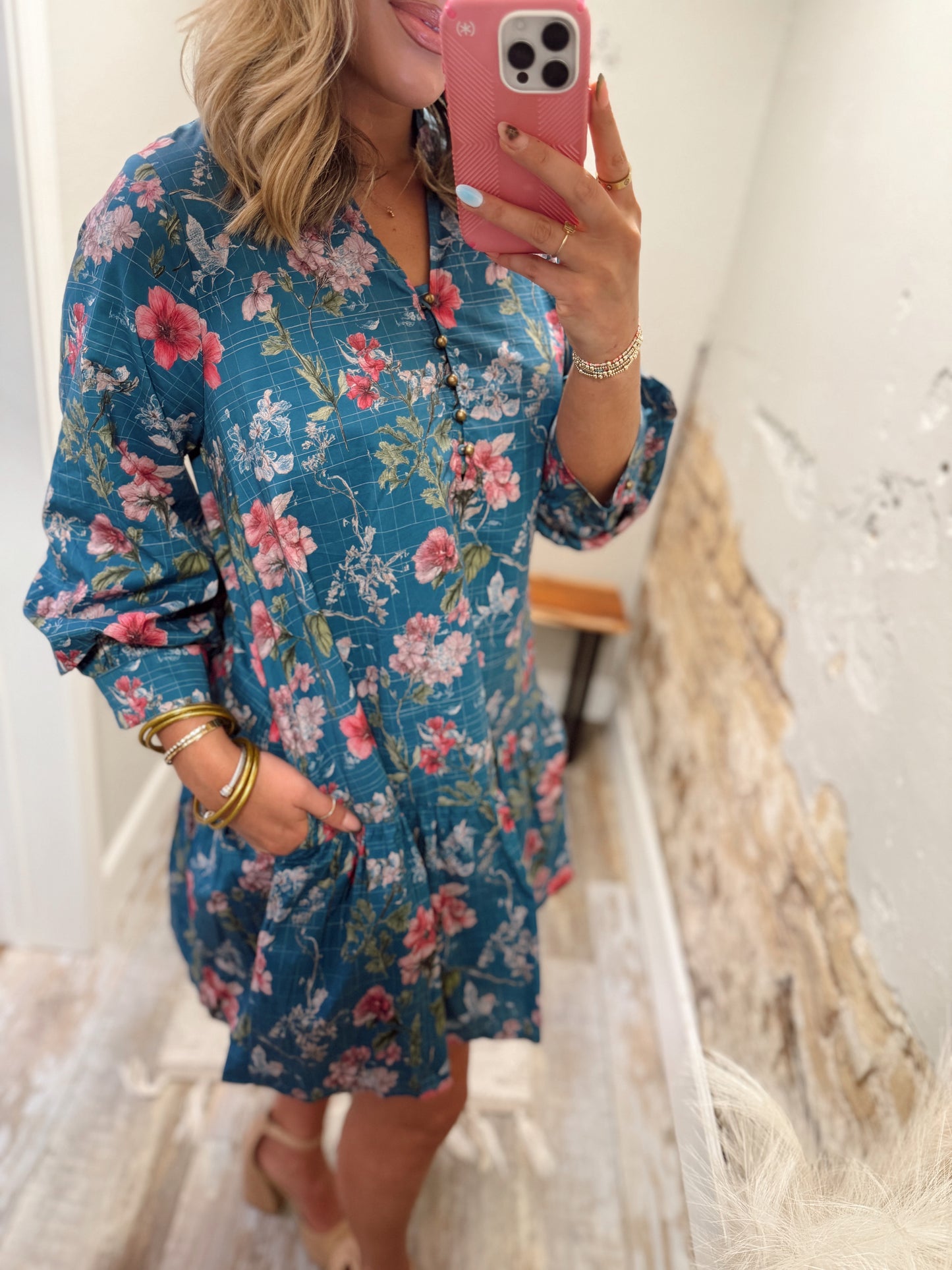 Evermore Dress - Teal