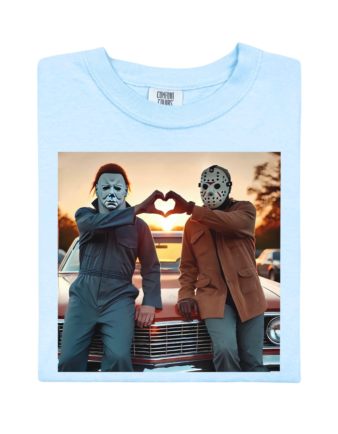Michael and Jason Hand Hearts Tee