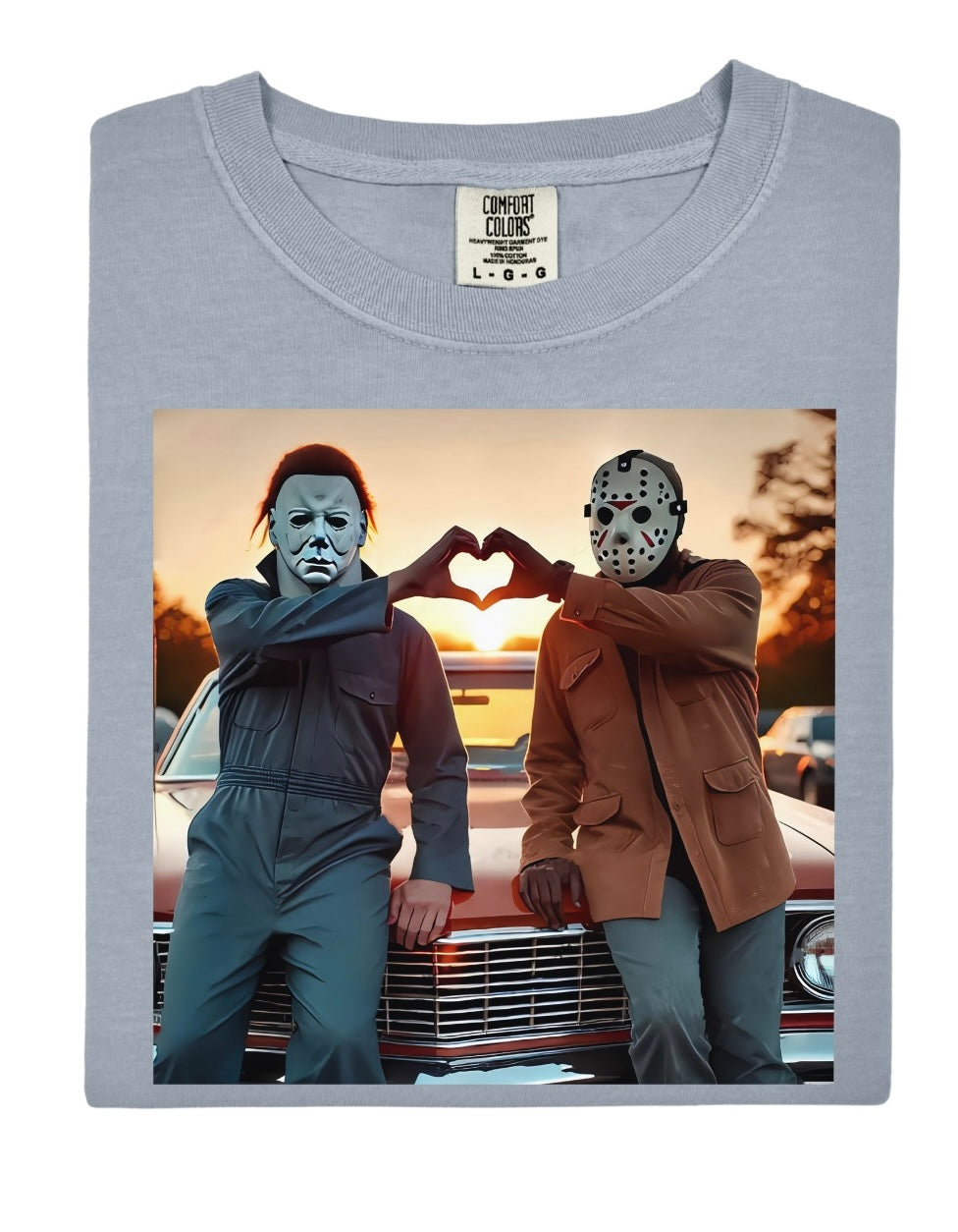 Michael and Jason Hand Hearts Tee