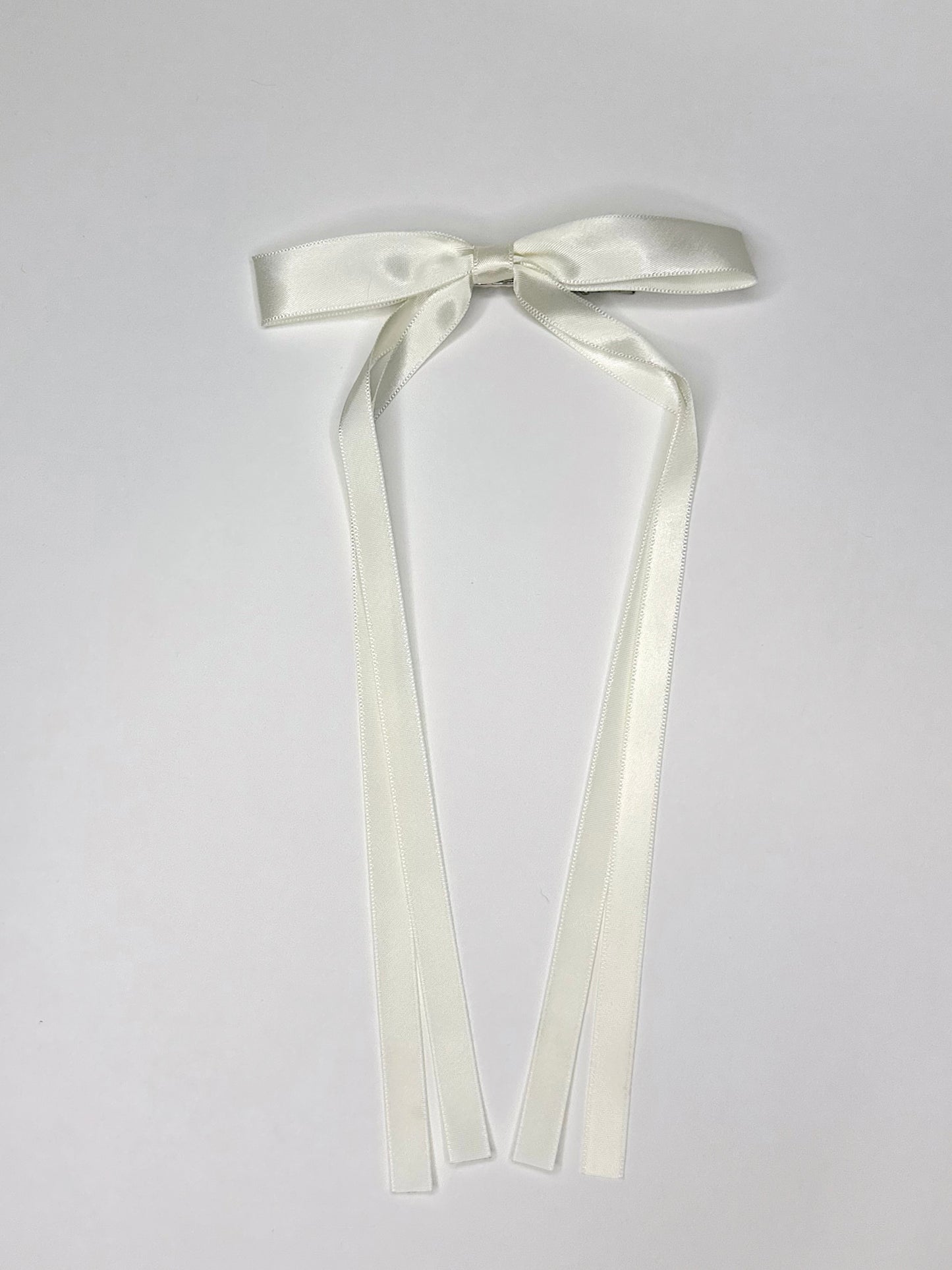 Satin Bow Hair Clip