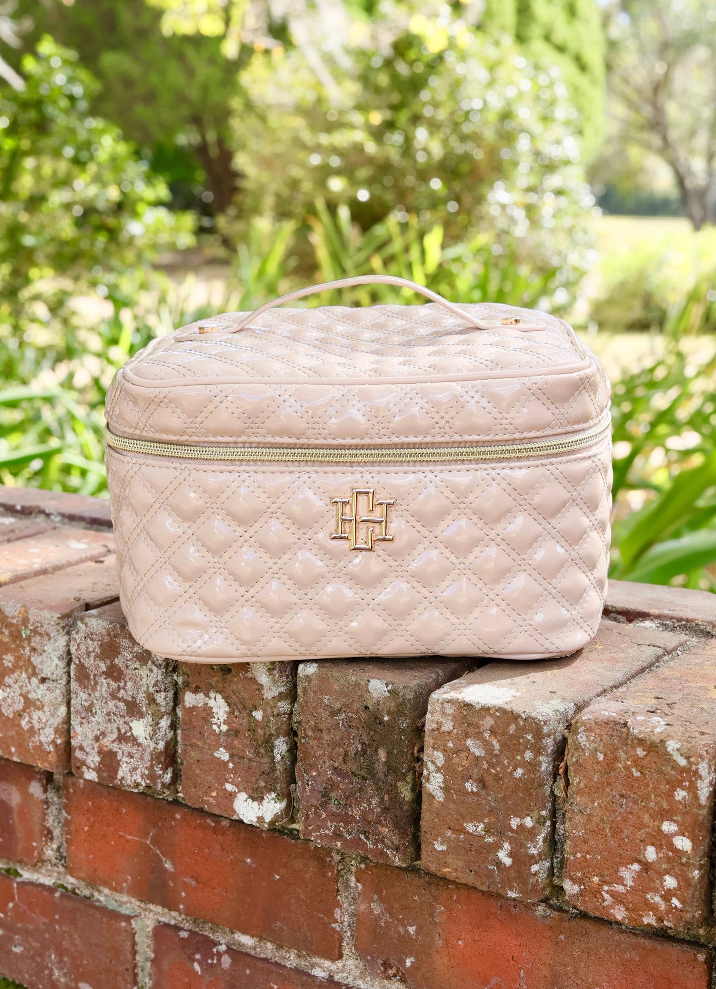 Hampton Train Case - Champagne Pop