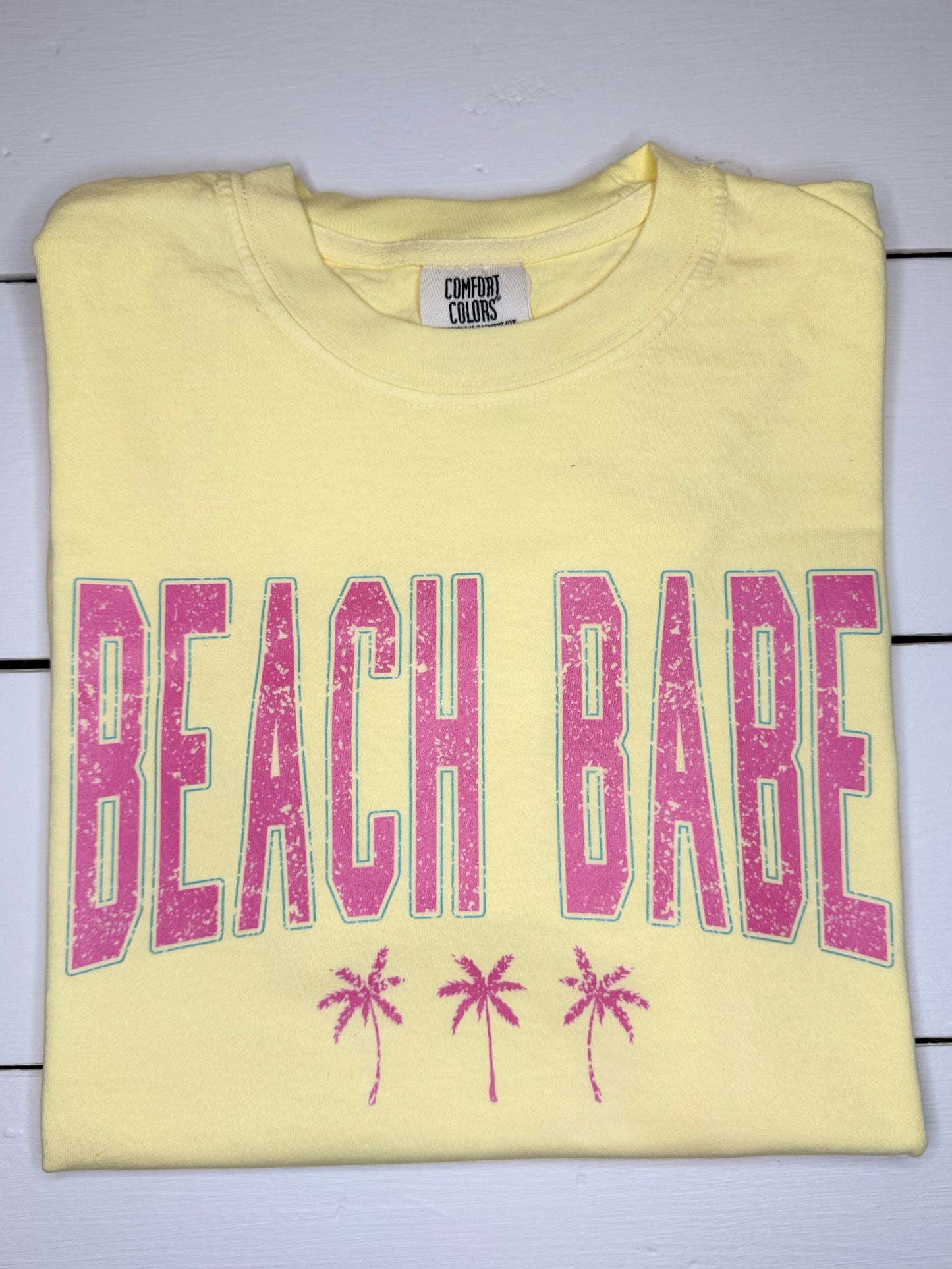 Beach Babe Distressed Tee