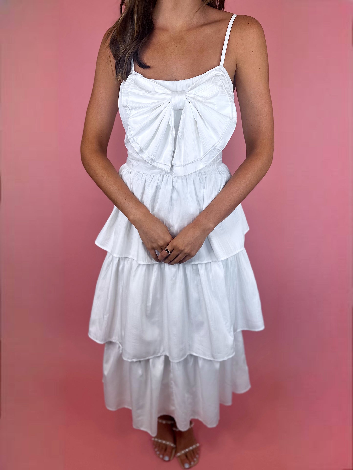 With Love Midi Dress - White
