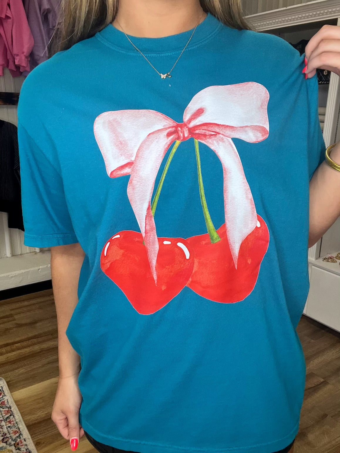 Coquette Cherries T-shirt