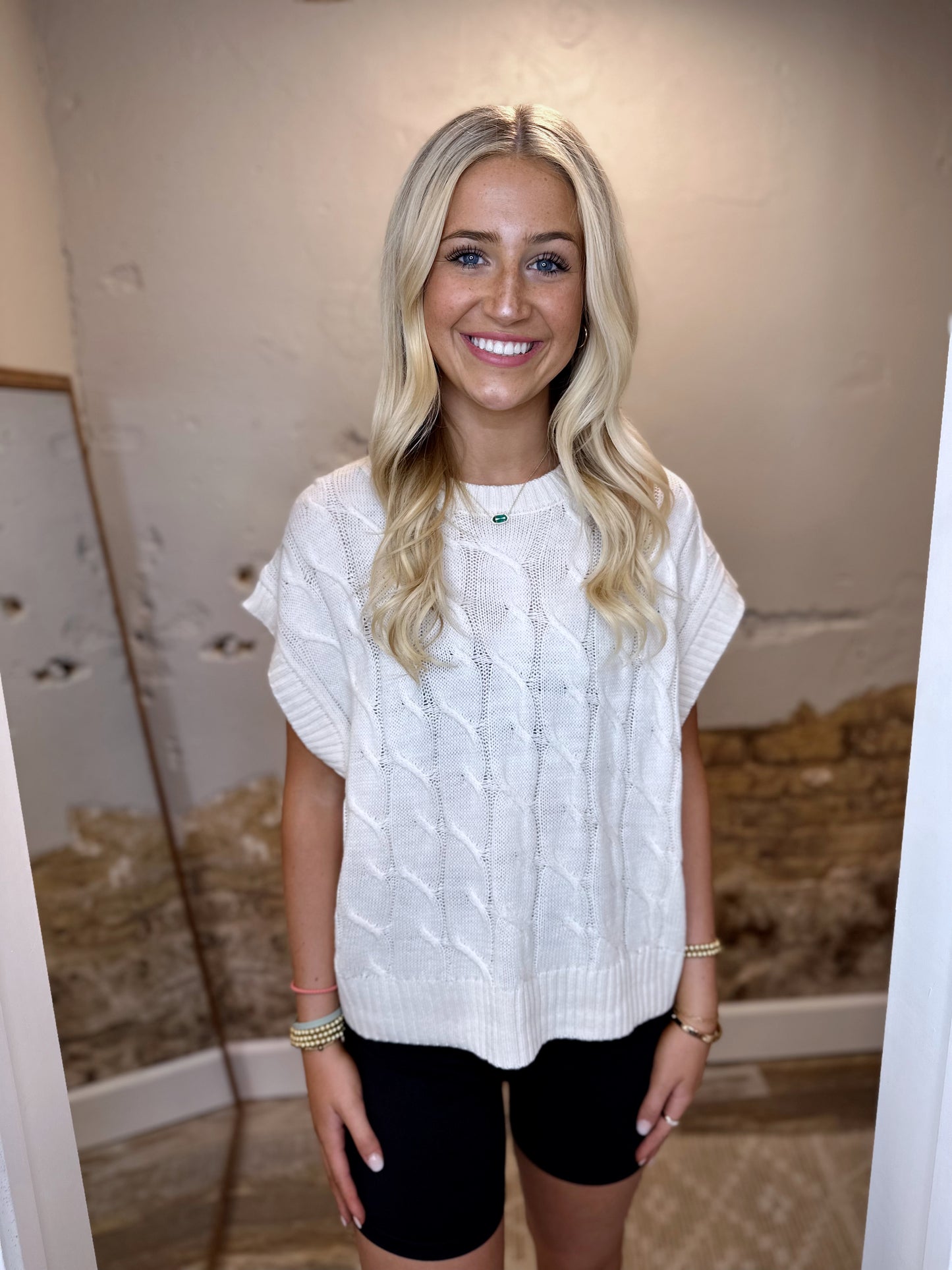 Fall Cutie Sweater - Cream
