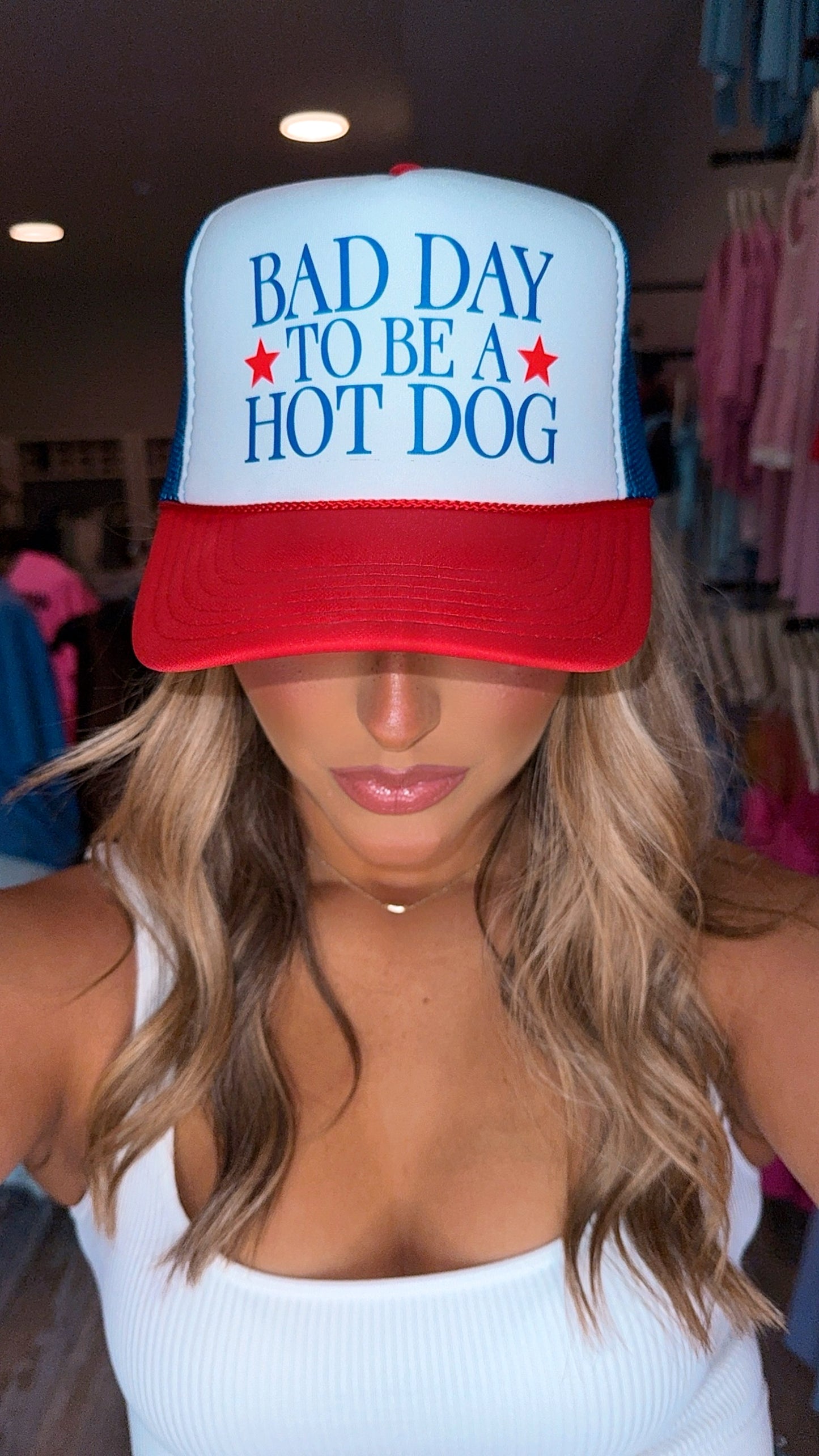 Bad Day To Be A Hot Dog Trucker Hat