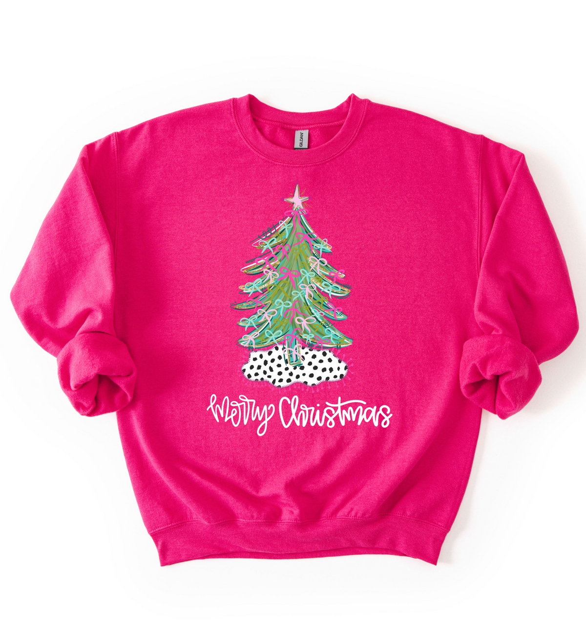 Preppy Christmas Tree Sweatshirt