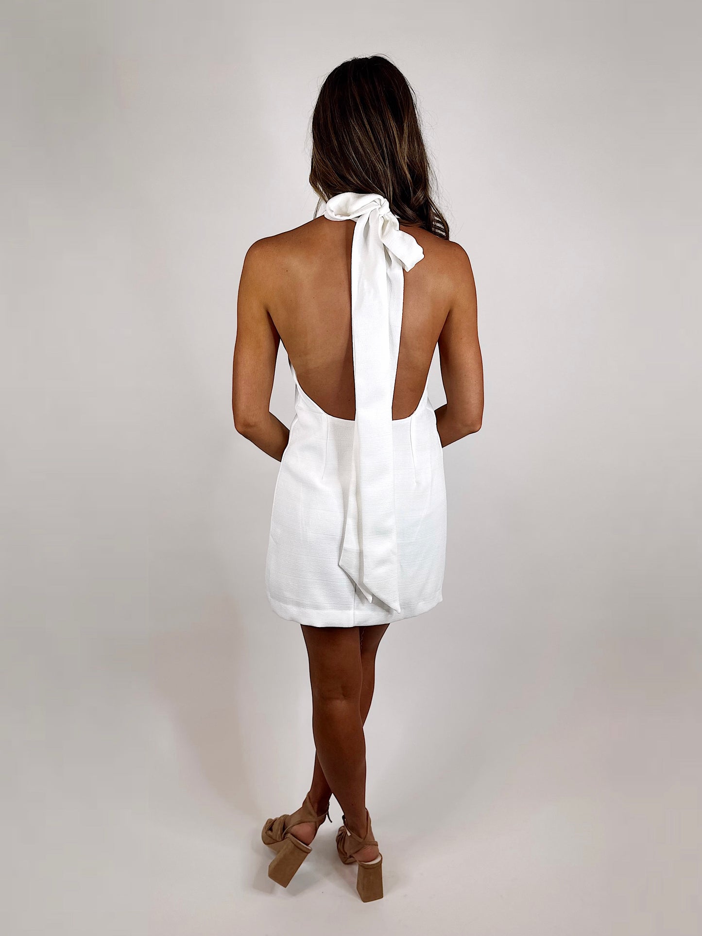 Bombshell Mini Dress - White
