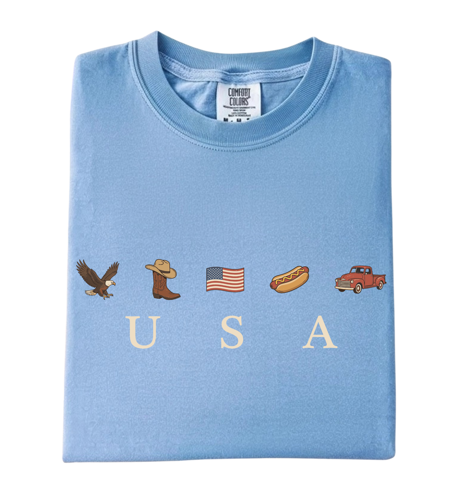 USA Patriotic Icons Tee
