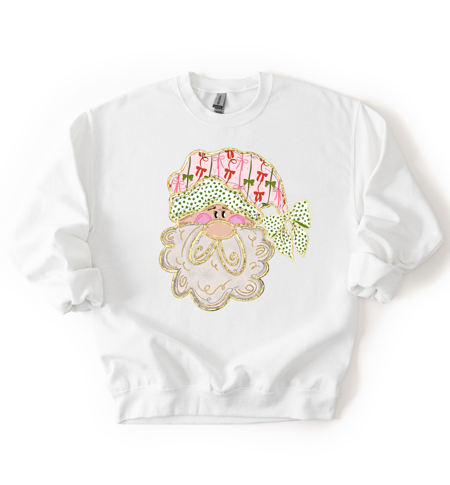 Preppy Santa Christmas Sweatshirt