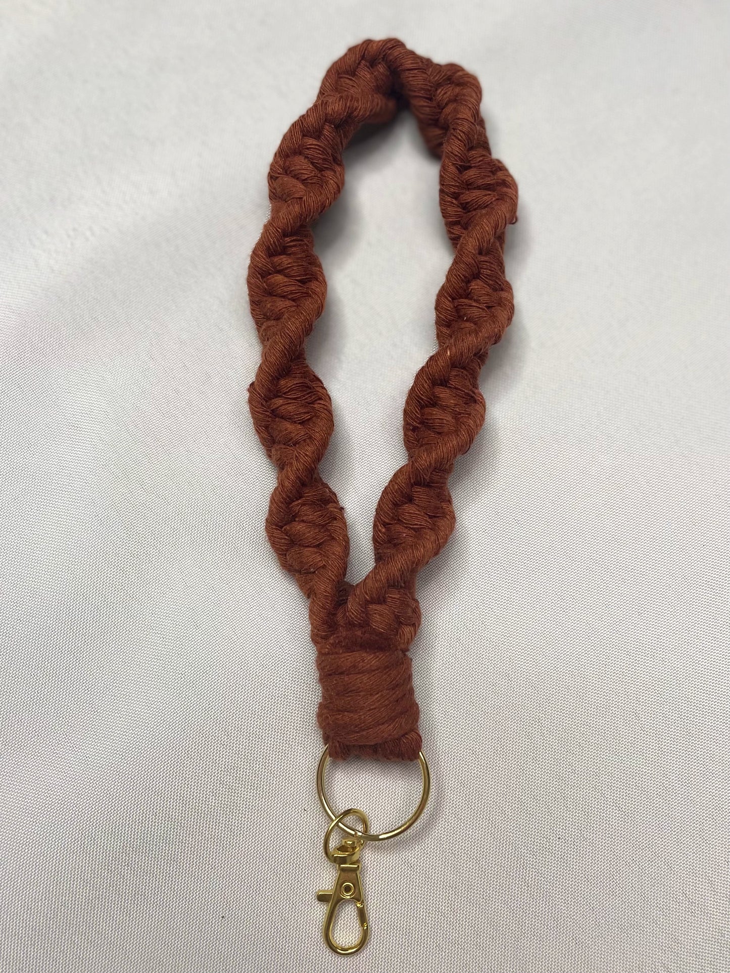 Spiral Wristlet Keychain