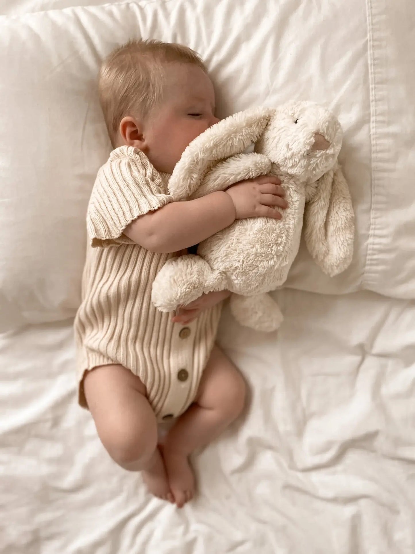 Ribbed Summer Onesie - Honey Milk