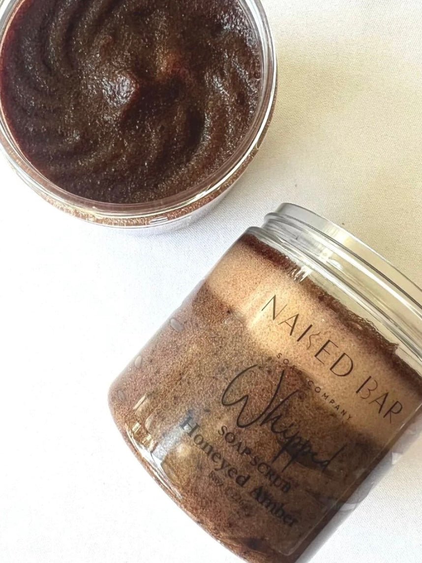 Honeyed Amber Whipped Soap Scrub