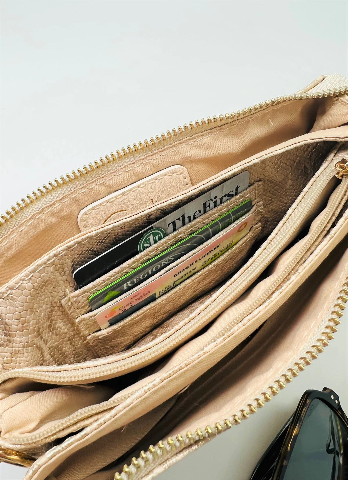 Darcy Wristlet/Crossbody - Nude