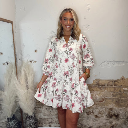Evermore Dress - Cream