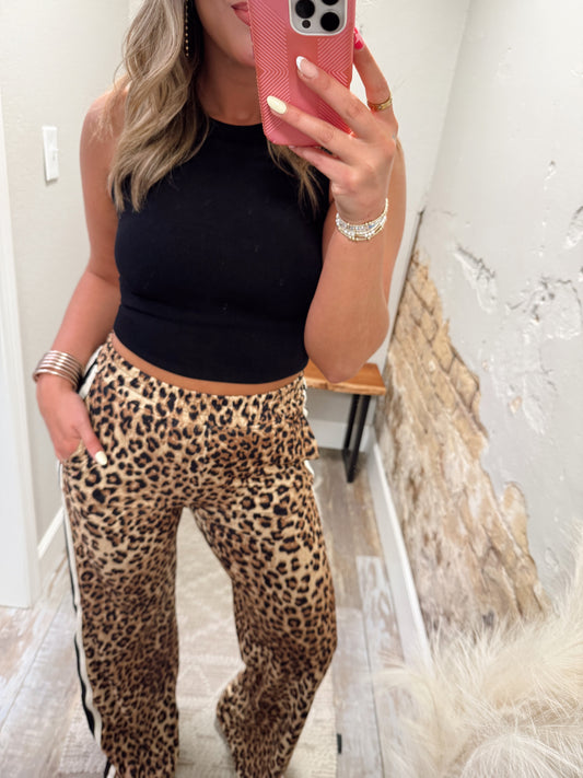 Leopard Luxe Pants