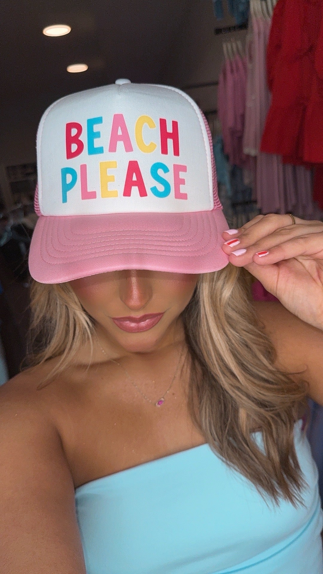 Beach Please Trucker Hat