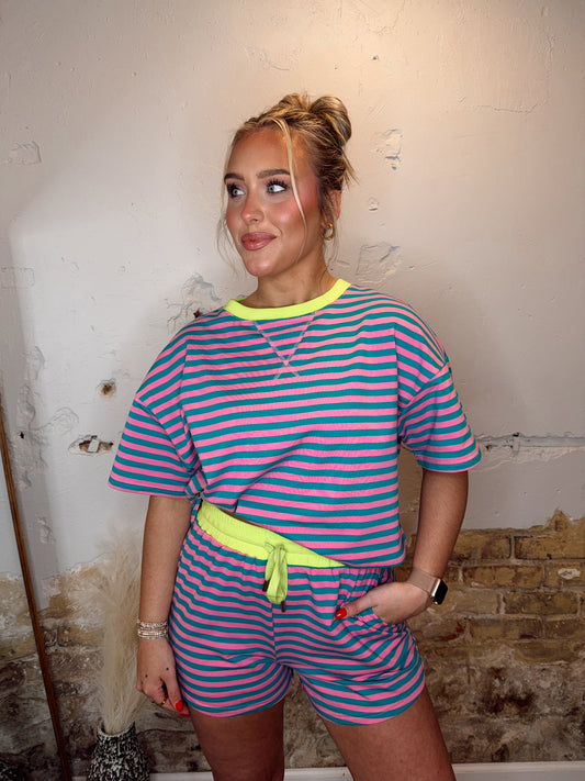 Weekend Set - Pink/Turquoise