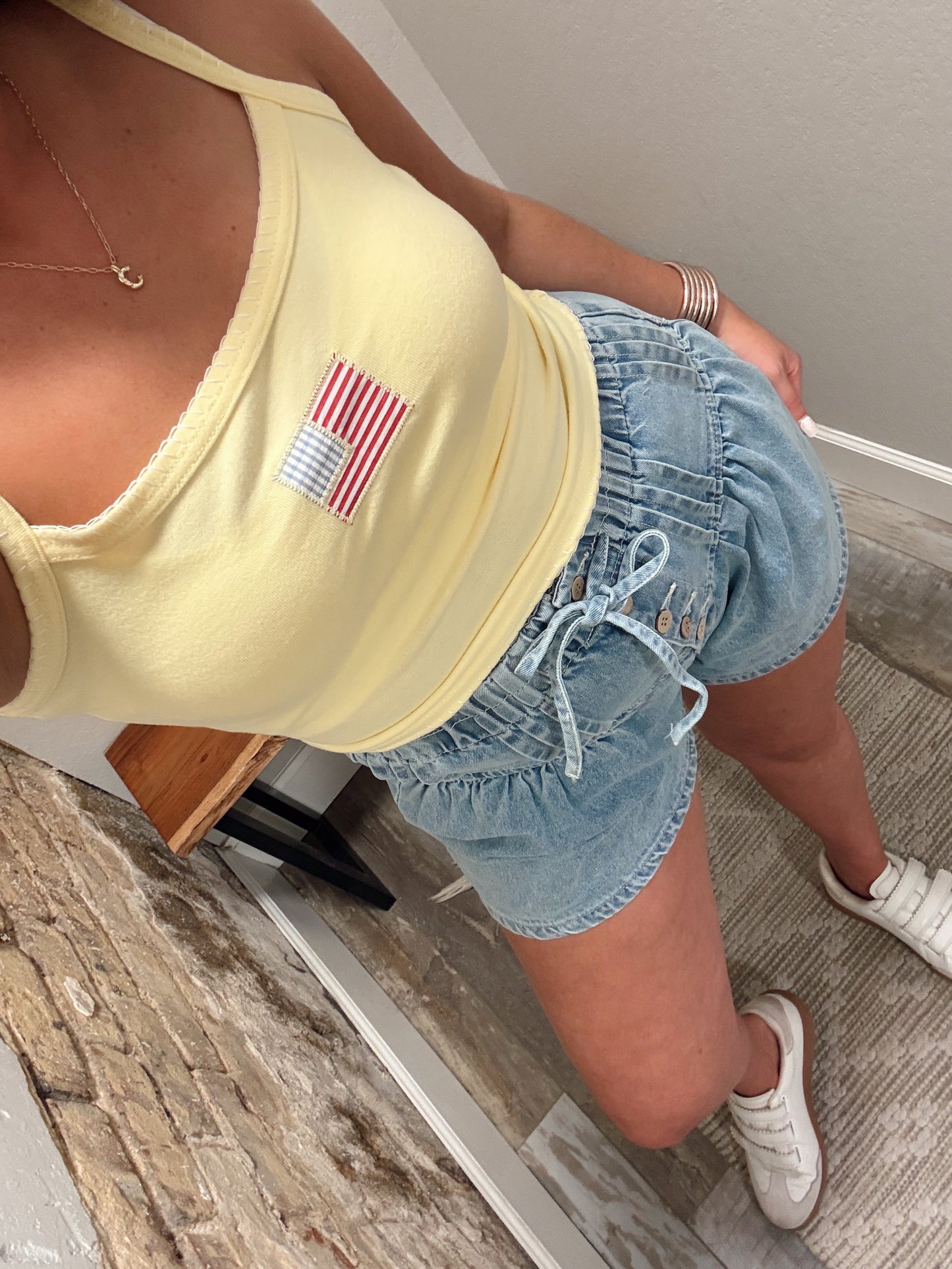American Babe Tank - Butter