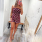 Saturday Social Romper - Maroon