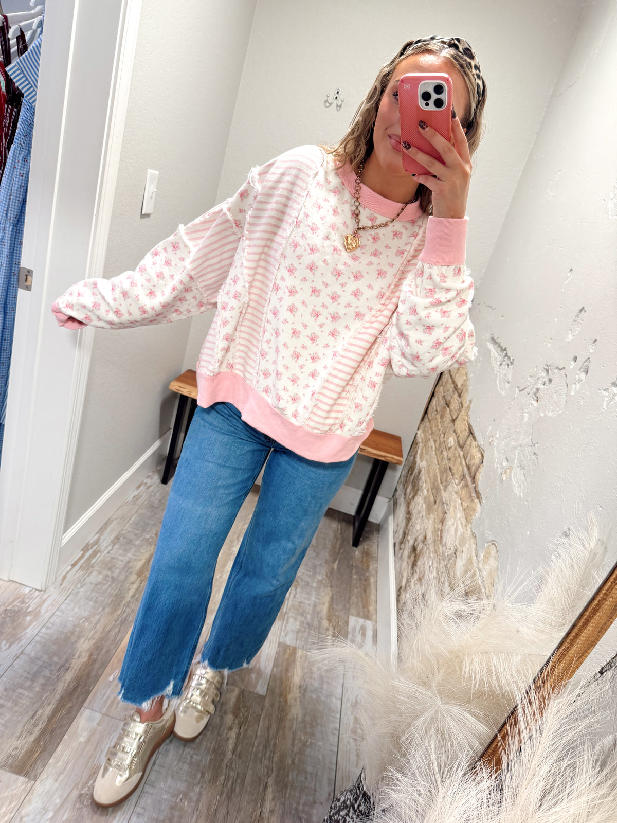Easy Days Pullover - Pink