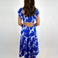 Sweet Escape Midi Dress - Blue