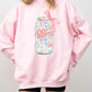 Floral Dr Pepper Soda Can Sweatshirt
