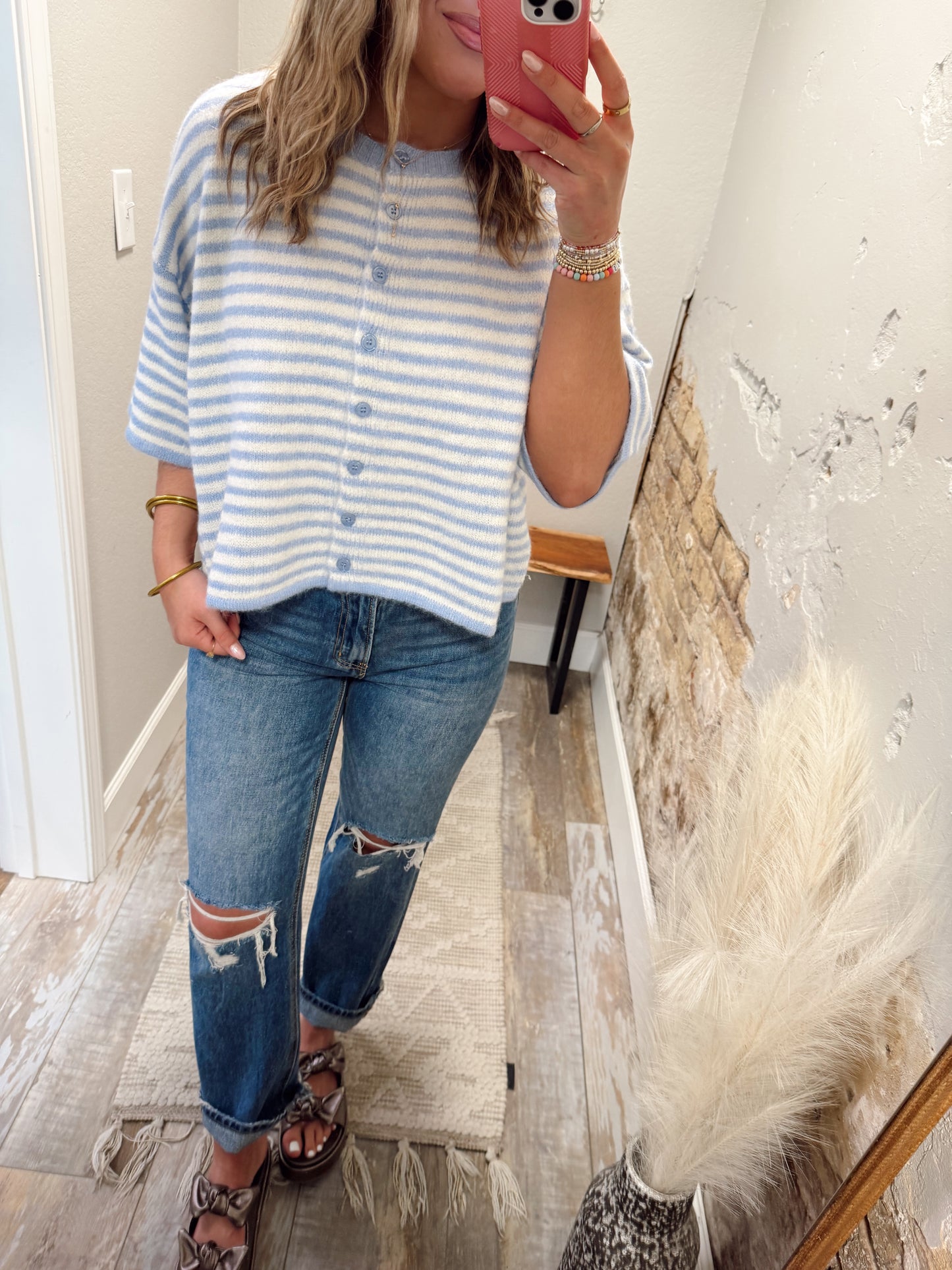 Sweet Spring Cardigan - Blue