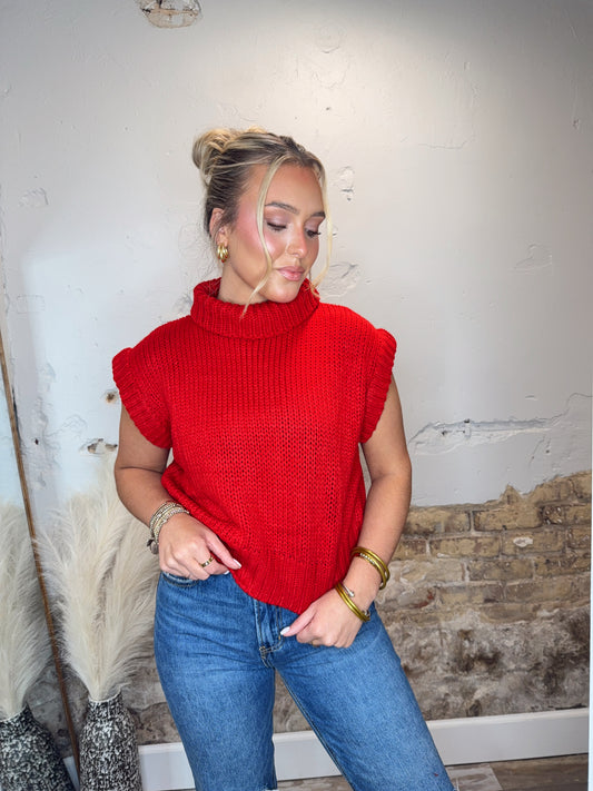 Warm Wishes Sweater - Red