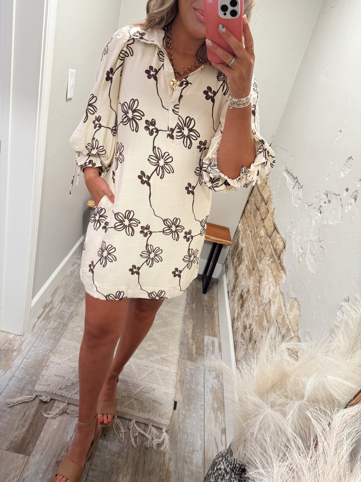 Oak + Ivory Dress