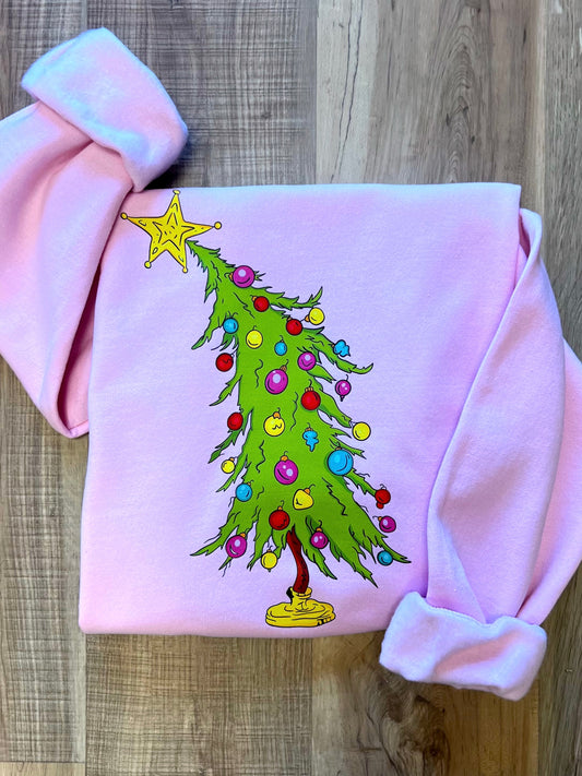 Grinch Tree Sweatshirt