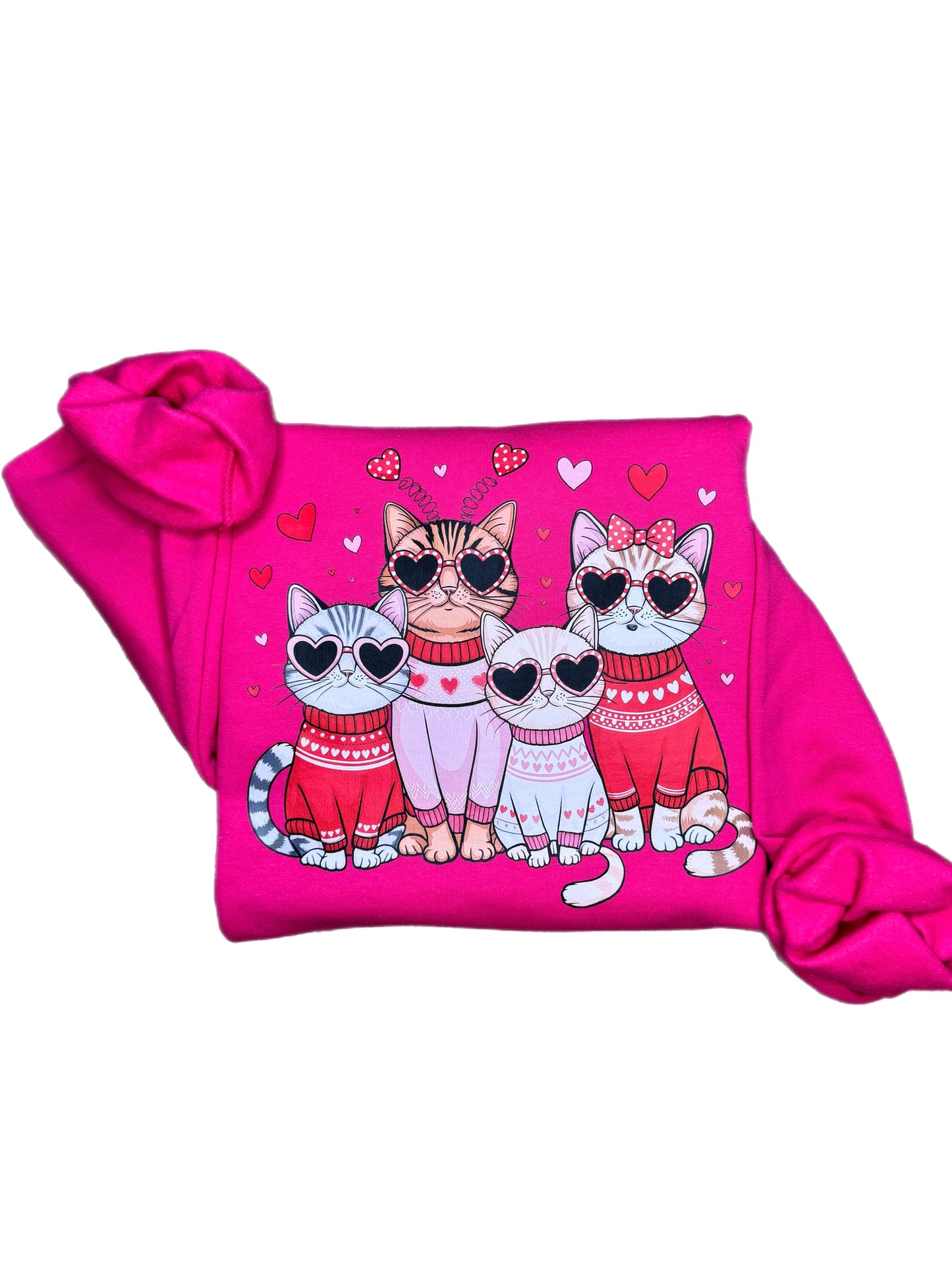 Cats Valentine's Day Sweatshirt