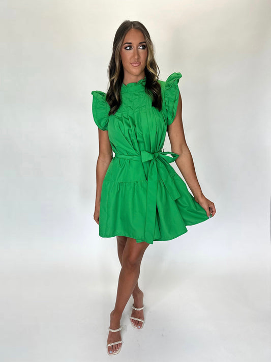 So Lovely Dress - Kelly Green