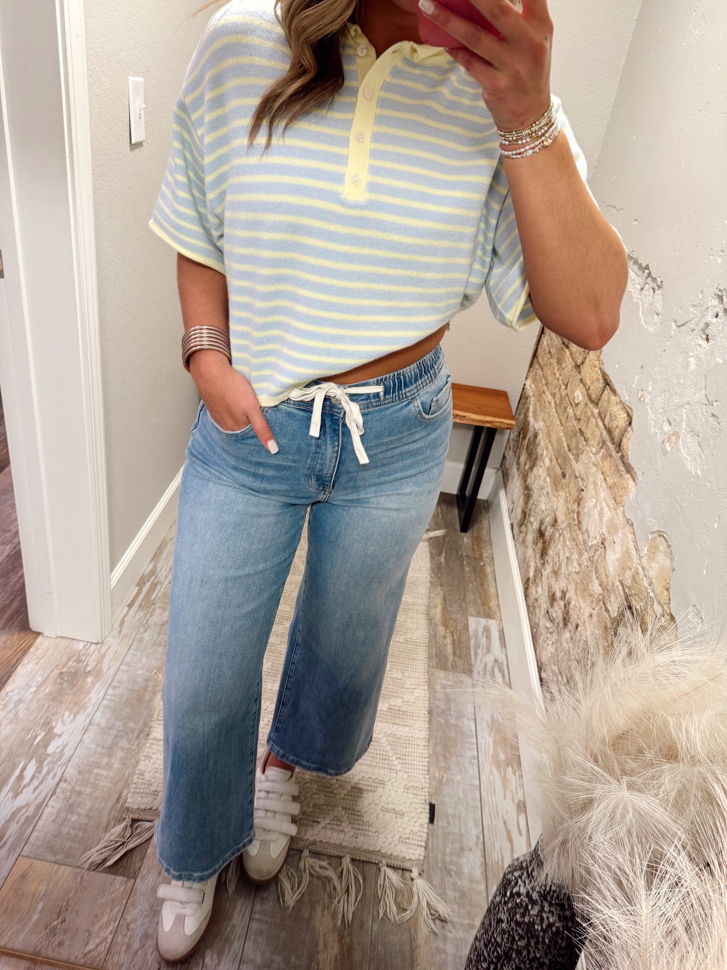 Boardwalk Babe Top - Blue
